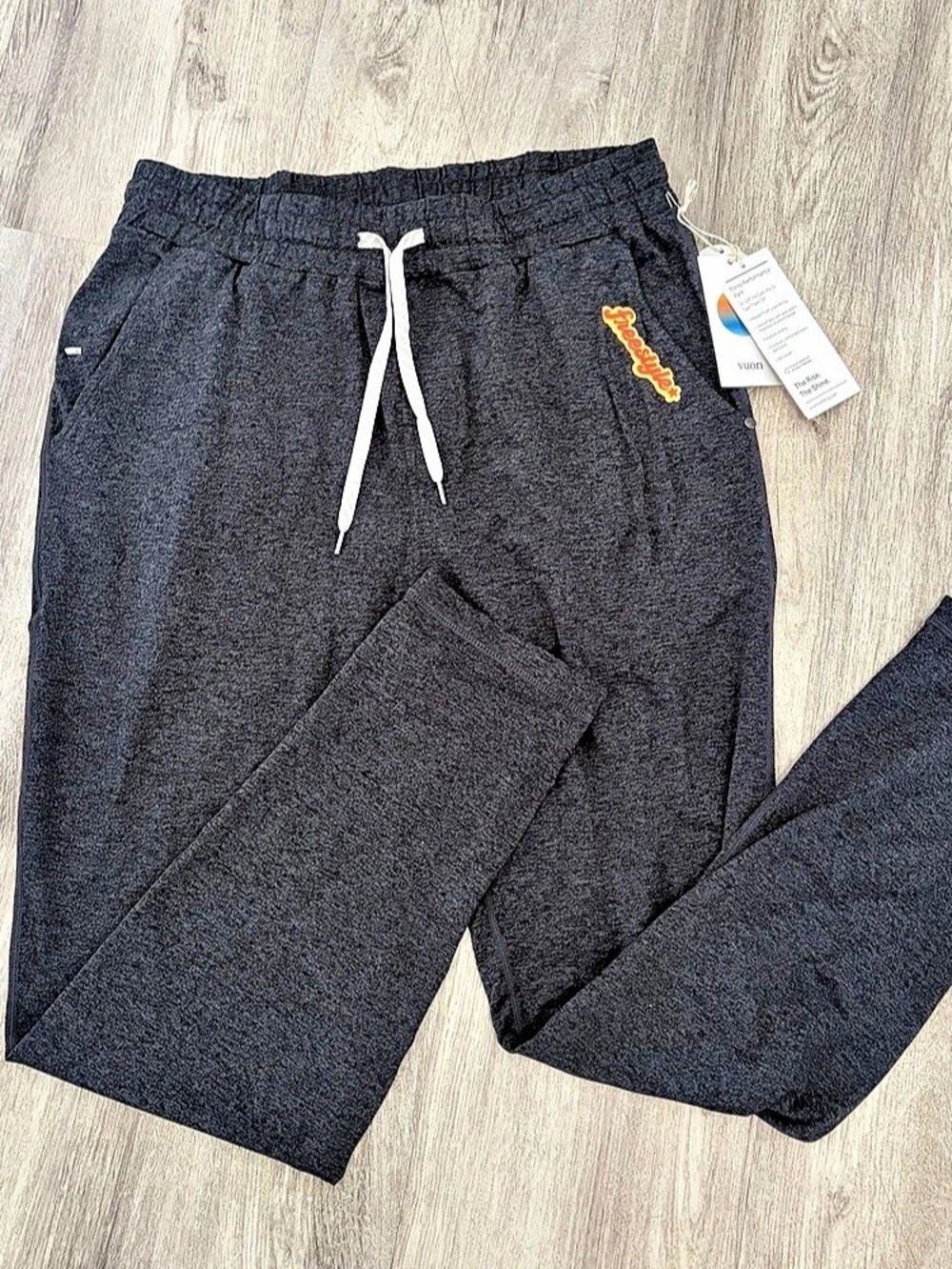 Vuori Ponto Performance Pant Charcoal Heather Men's M Joggers 32” Waist New